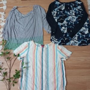 Lot of 3 women's tops size Small